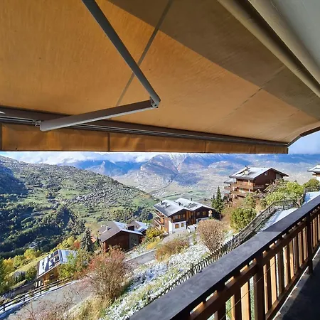 Flat In Near Lift & Valley Views Veysonnaz