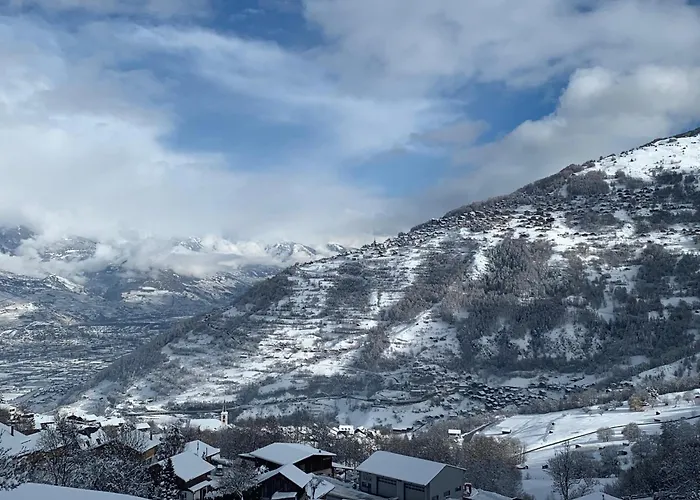 Flat In Near Lift & Valley Views Veysonnaz