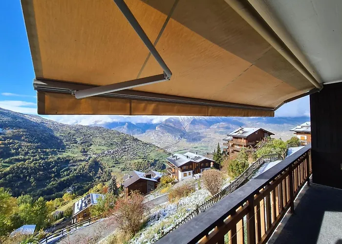 Flat In Near Lift & Valley Views Veysonnaz